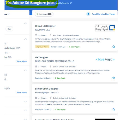 Adobe XD internship jobs in Kozhikode