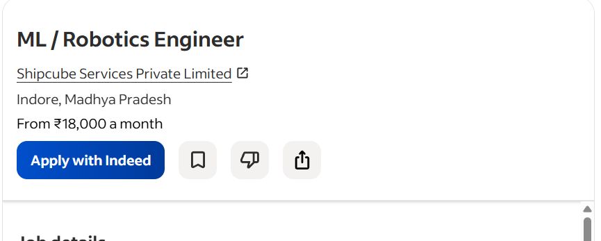 AI ML ROBOTICS internship jobs in Gurgaon