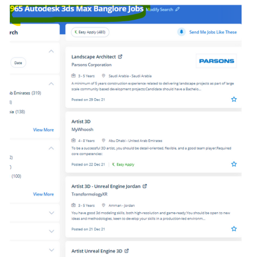 Autodesk 3Ds Max internship jobs in Jaipur