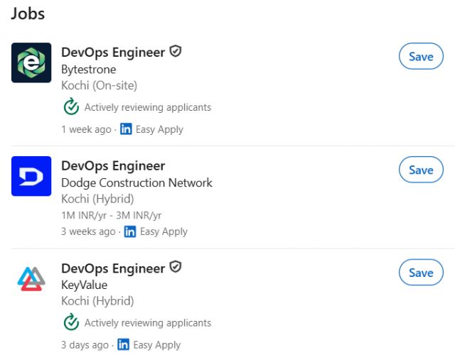 Kubernetes & Docker Administration internship jobs in Thrissur