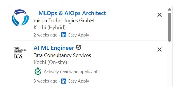 MLOps Engineering internship jobs in Mumbai