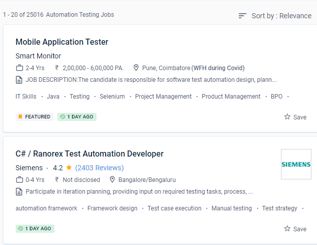 Software Testing (Automation) internship jobs in Kolkata