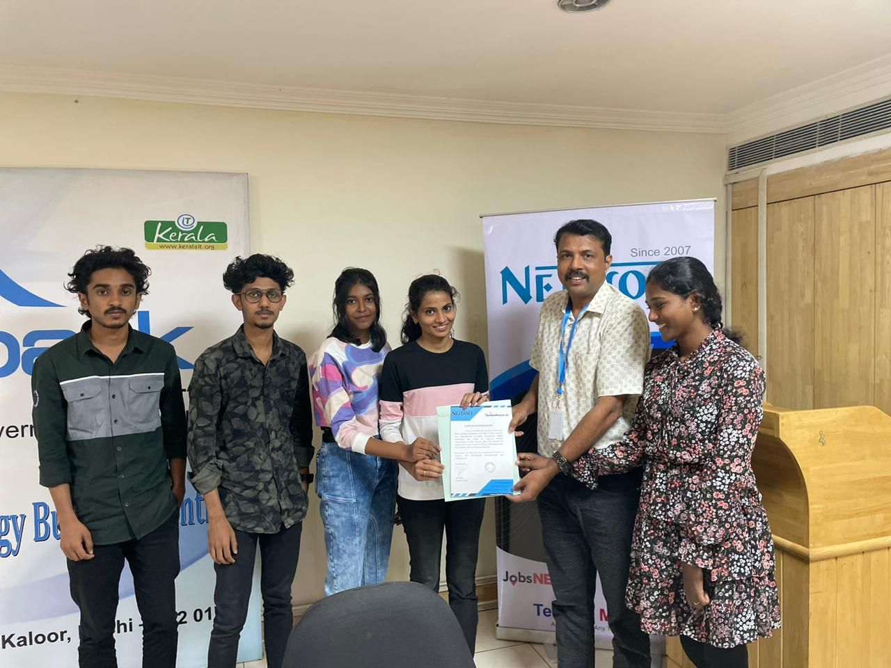 Internship/projects in thrissur